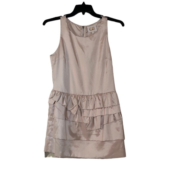Gianni Bini - blush pink ruffle dress- size medium - Picture 1 of 3